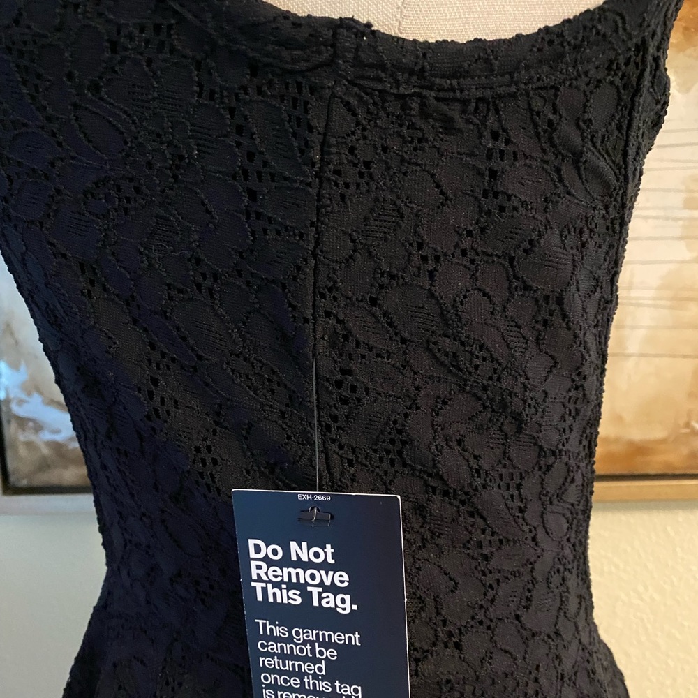 Express fully lined black dress size S petite BNWT - Picture 9 of 11